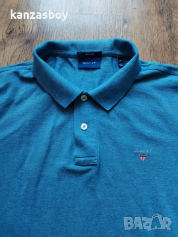 gant - страхотна мъжка тениска КАТО НОВА M, снимка 3 - Тениски - 54334452