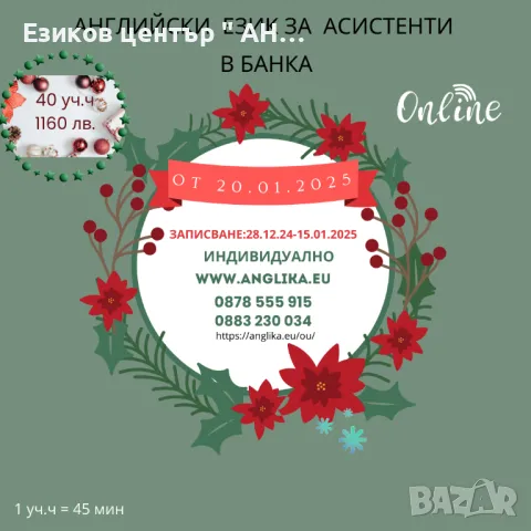 Онлайн обучение по английски език за възрастни по професии, снимка 4 - Уроци по чужди езици - 22778385