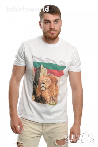 Нова мъжка национална тениска с дигитален печат на България, снимка 3 - Тениски - 37663153