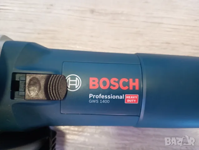 Електрически ъглошлайф Bosch GWS 1400, 125 мм, 1400 W, снимка 3 - Ъглошлайфи - 55787571