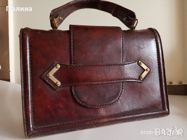 Дамска чанта естествена кожа 