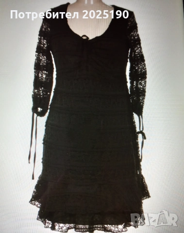 Дамска дантелена рокля Н&М 