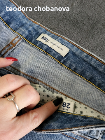 Дамски дънкови панталонки Rifle, снимка 2 - Къси панталони и бермуди - 44696978