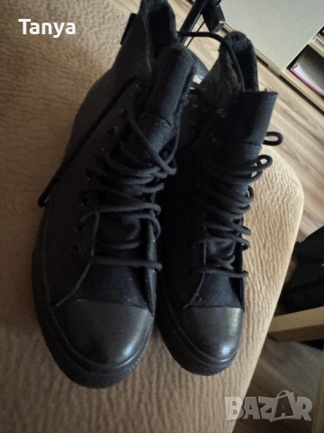 CONVERSE NEW кецове ест. кожа, снимка 6 - Кецове - 55944115