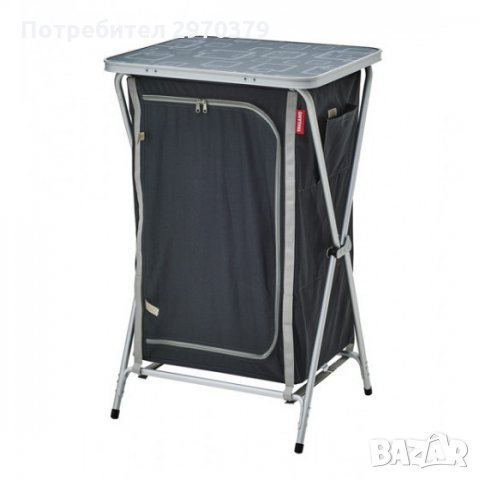 Сгъваем шкаф за съхранение сив / черен 2год. гаранция, снимка 2 - Къмпинг мебели - 32029289