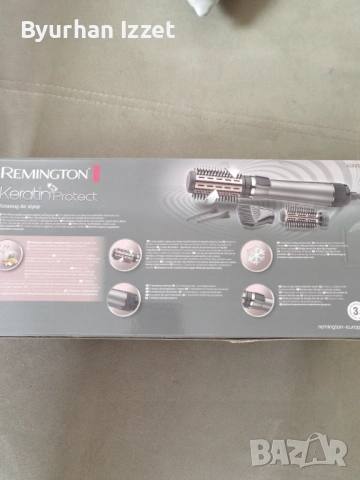 Сешоар keratin protect, reremington 2 температурни системи, снимка 2 - Друга електроника - 54036947