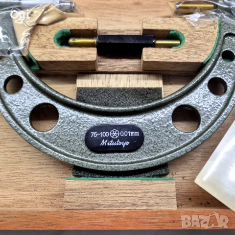 Микрометър MITUTOYO 75-100, снимка 2 - Стругове - 45596637