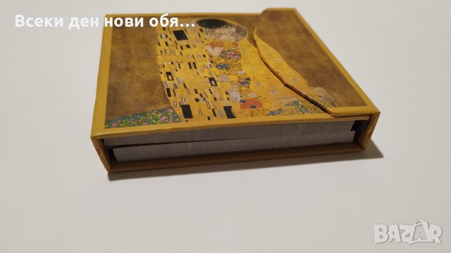 Густав Климт "Целувката" компактно тефтерче , снимка 6 - Други - 29273749