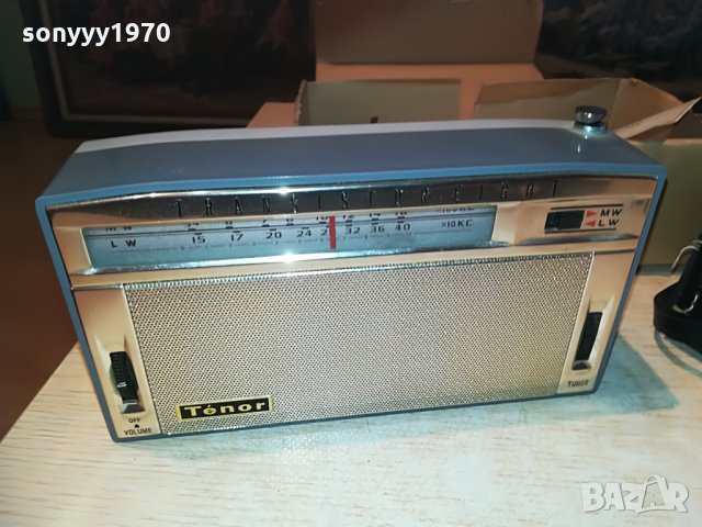 поръчано-tenor-japan-ретро радио+кожен кеис и документ