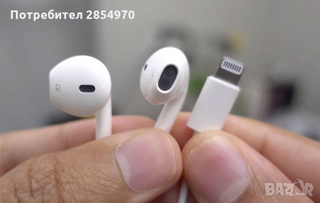 Apple EarPods с Lighting connector Оригинални Слушалки от iPhone X, снимка 2 - Слушалки, hands-free - 31277015