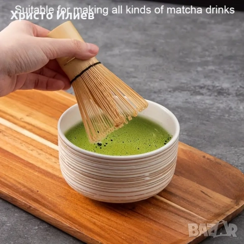 Сет за японски чай матча Matcha 6 броя комплект, снимка 4 - Други стоки за дома - 51444716