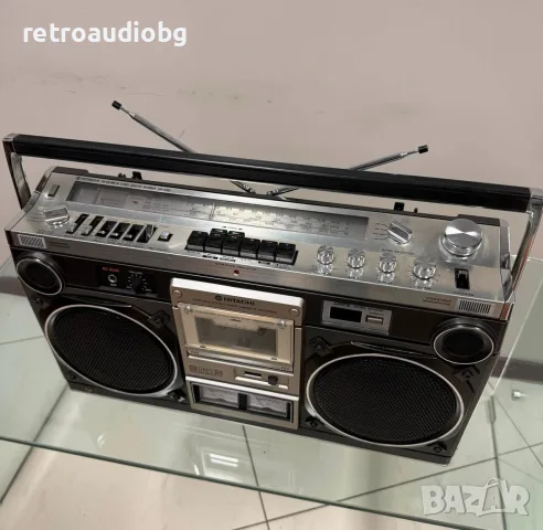 🔈ТОП колекционерски радиокасетофон Hitachi TRK-8180E Boombox🔈, снимка 5 - Радиокасетофони, транзистори - 55971605