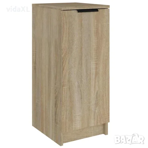 vidaXL Шкаф за обувки, сонома дъб, 30x35x70 см, инженерно дърво