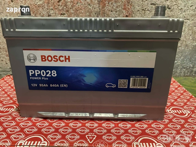 Акумулатор Bosch/Бош PP028 95 амп/ч Азиатка R+, снимка 2 - Аксесоари и консумативи - 54361083