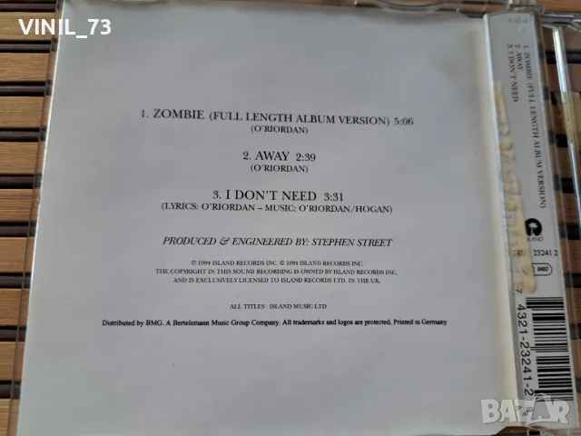 The Cranberries – Zombie, снимка 3 - CD дискове - 50384702