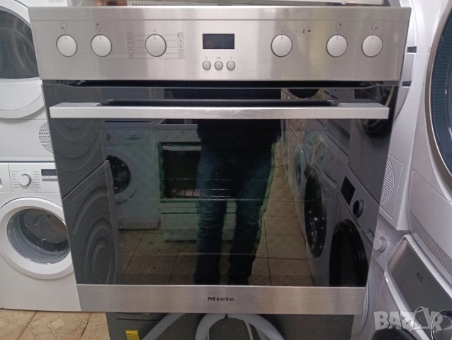 Иноксова печка за вграждане с индукционни котлони Миеле Miele Made in Germany PIROLISE Гаранция!, снимка 6 - Печки, фурни - 53921429