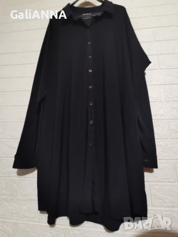 СТРАХОТНА РОКЛЯ-РИЗА 3XL-4XL, снимка 2 - Рокли - 50803089
