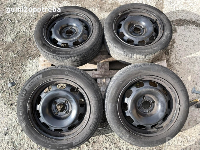 16 цола джанти 4х108 Opel Corsa Lancia Ypsilon 6,5J et38 Гуми 195/55/16