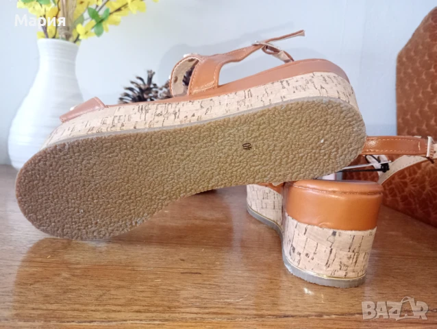 Дамски сандали Тенденз, снимка 4 - Сандали - 50769086