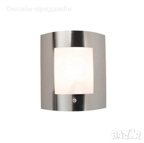 2бр/ Външна градинска лампа аплик от неръждаема стомана – IP44, снимка 4 - Соларни лампи - 51895471