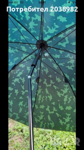 Нов Чадър 45 инча NGT Camo, снимка 2 - Такъми - 37174956