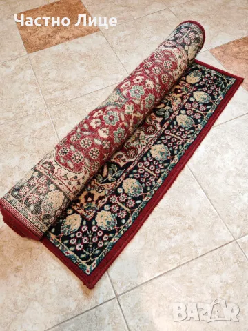 Оригинална Българска Супер Качествена Соц Персийска Пътека 1970те г, снимка 3 - Пътеки - 48666096