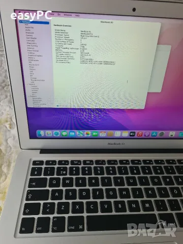 Apple Macbook Air A1466 Early 2015 Intel Core i5-5250U, 8GB, LPDDR3, SSD 128GB, снимка 12 - Лаптопи за дома - 55785434