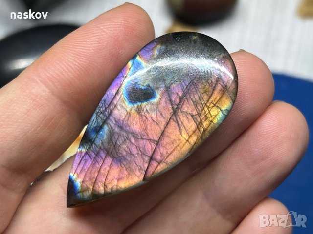 Уникален спектролит лабрадорит, снимка 15 - Други ценни предмети - 39383795
