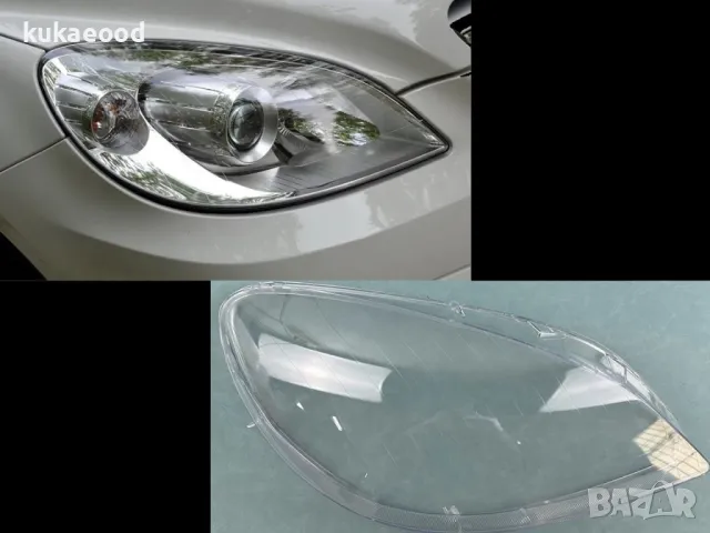 Стъкло за фар на Mercedes B-Class W245 Facelift, снимка 4 - Части - 47546623