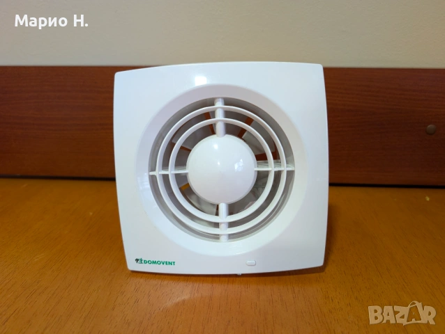 Вентилатор за бани и кухни Domovent, 125 мм, 16 W, нов