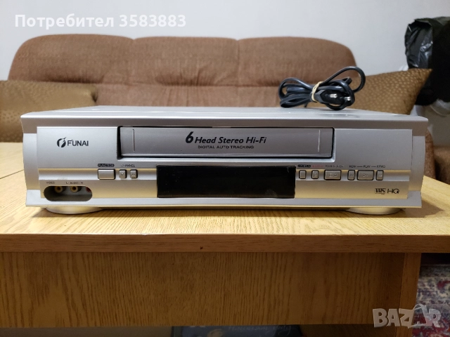 Продавам видеорекордер FUNAI, модел 29D-850, система VHS