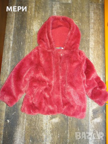 Красиво пухкаво палтенце 104см. / 4 год., снимка 3 - Детски якета и елеци - 32149257