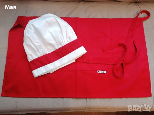 Престилка и шапка, снимка 5 - Прибори за хранене, готвене и сервиране - 37324813