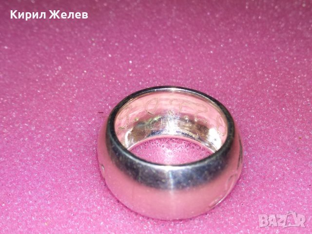 СТИЛЕН СРЕБЪРЕН ПРЪСТЕН Тип ХАЛКА СРЕБРО 925 с НАДПИС - Александър - ПОРЪЧКОВА АРТ ИЗРАБОТКА 43296, снимка 16 - Пръстени - 44391408