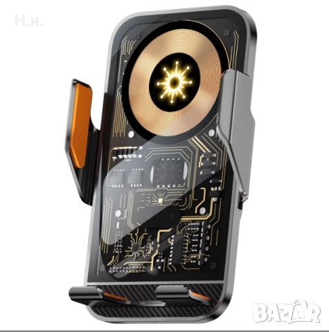 Стойка за телефон и безжично зарядно, снимка 8 - Зарядни за кола - 52316283