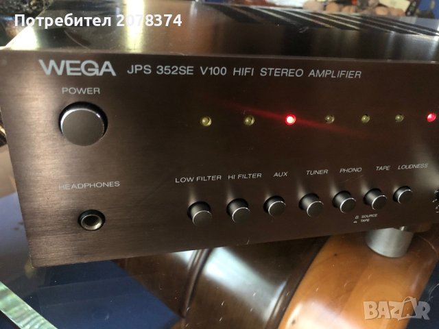 Усилвател ресийвър  WEGA jps 352se, снимка 3 - Ресийвъри, усилватели, смесителни пултове - 42214514