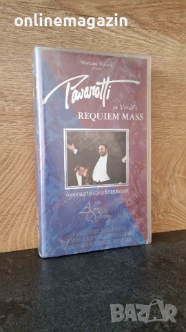 Видеокасета " Pavarotti in Verdi's REQUIEM MASS " VHS