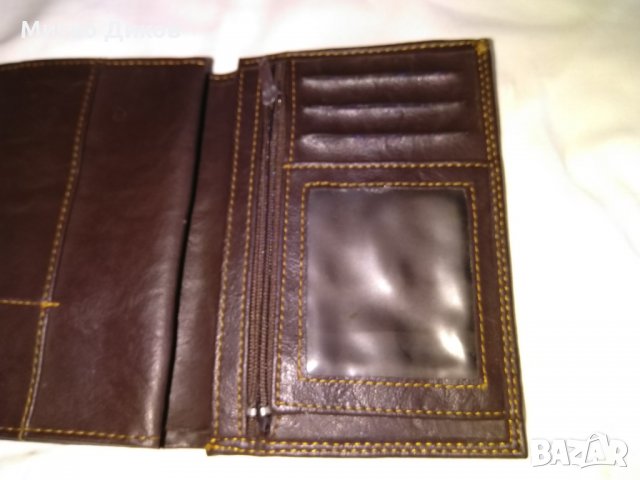 Портфейл Павид мода естествена кожа 135х95мм, снимка 5 - Портфейли, портмонета - 29429379
