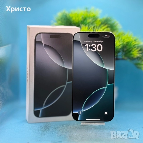 ГАРАНЦИОНЕН!!! Apple iPhone 16 Pro Max, 256GB, 5G, White Titanium + подарък оригинален адаптер Apple, снимка 3 - Apple iPhone - 52659125