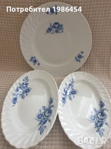 Големи чинии от порцелан 