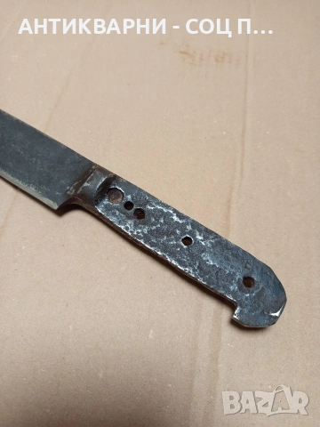 Стар Голям Ръчно Кован Нож. 0.520кг. НОМЕР 641., снимка 3 - Антикварни и старинни предмети - 53298320