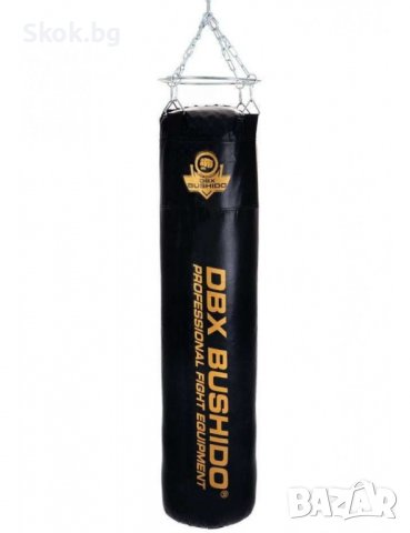 Боксов Комплект DBX Bushido Gold 130 - Боксова Круша(Празна), Ръкавици, Бинтове, Стойка За Таван, снимка 2 - Бокс - 37965820