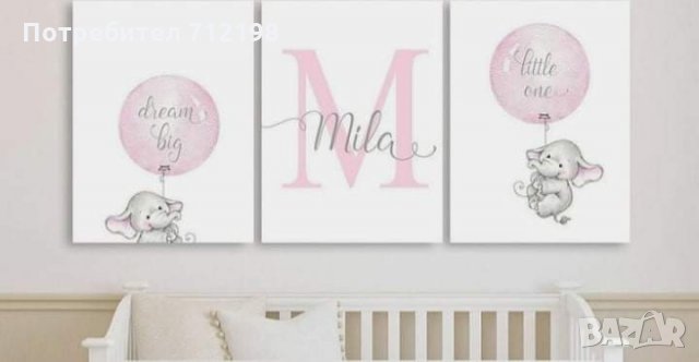 Рисувам картини за детски интериор , снимка 5 - Картини - 29190639