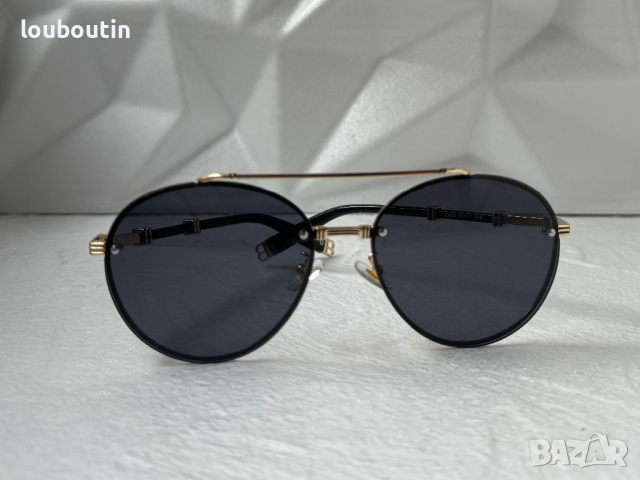 Balmain висок клас 1:1 кръгли слънчеви очила мъжки дамски унисекс, снимка 5 - Слънчеви и диоптрични очила - 44913841