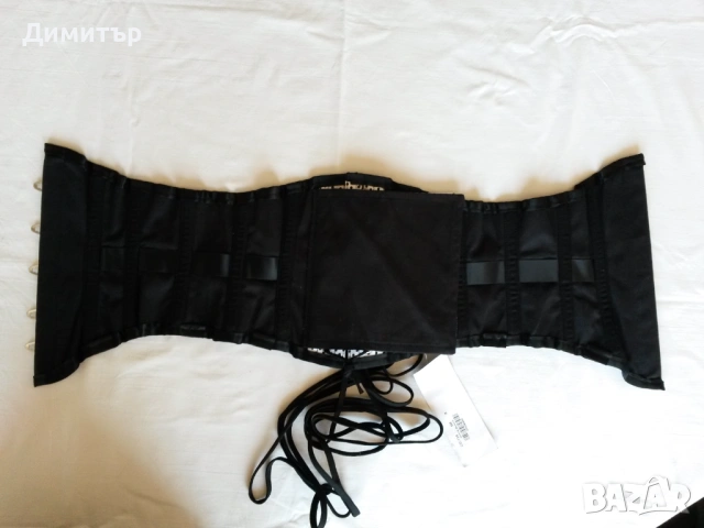 Корсет в бяло с черни точки, снимка 9 - Корсети, бюстиета, топове - 54247411