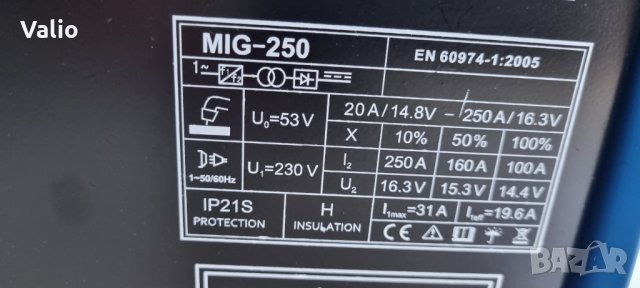 MIG-250 MAX Со2, снимка 10 - Други машини и части - 39558687
