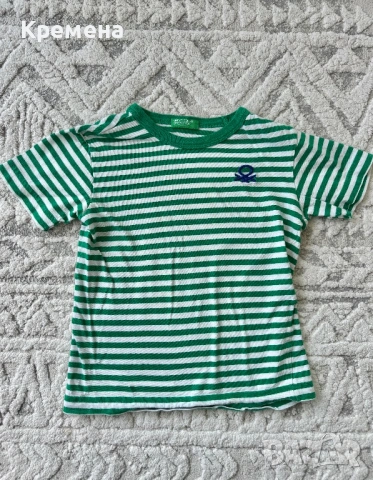 Сет от 4 блузи Benetton, снимка 3 - Бебешки блузки - 54201030