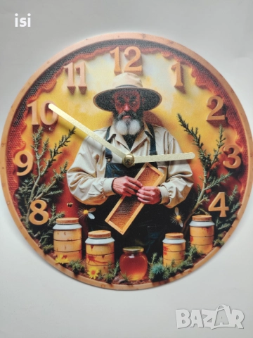 Часовници на пчеларска тематика, снимка 7 - Стенни часовници - 52106895