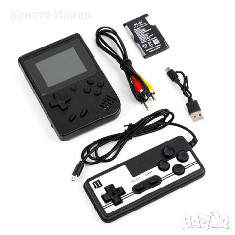 Преносима ретро конзола игра с дистанционно и 400 игри
