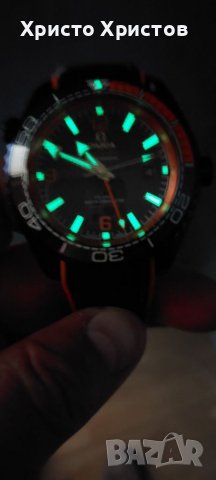 Мъжки луксозен часовник Omega Seamaster Planet Ocean  BIG BLUE , снимка 18 - Мъжки - 36610489